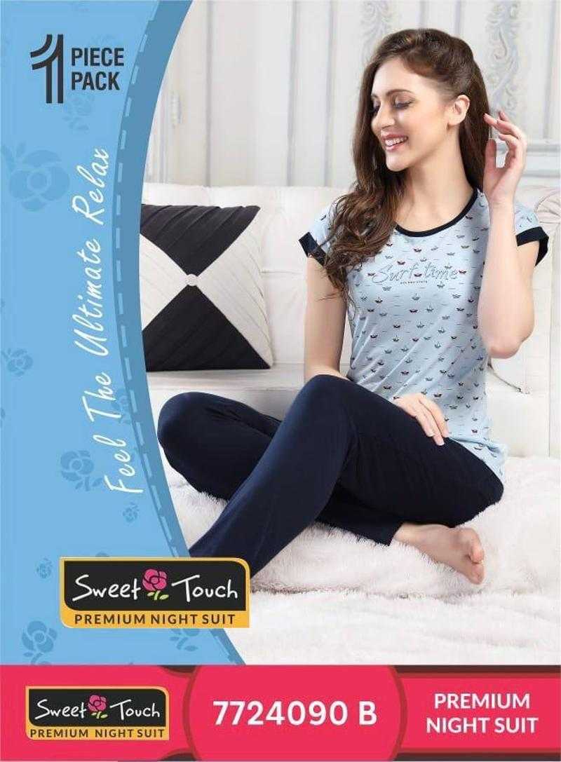 Sweet touch ladies night suits Clearance