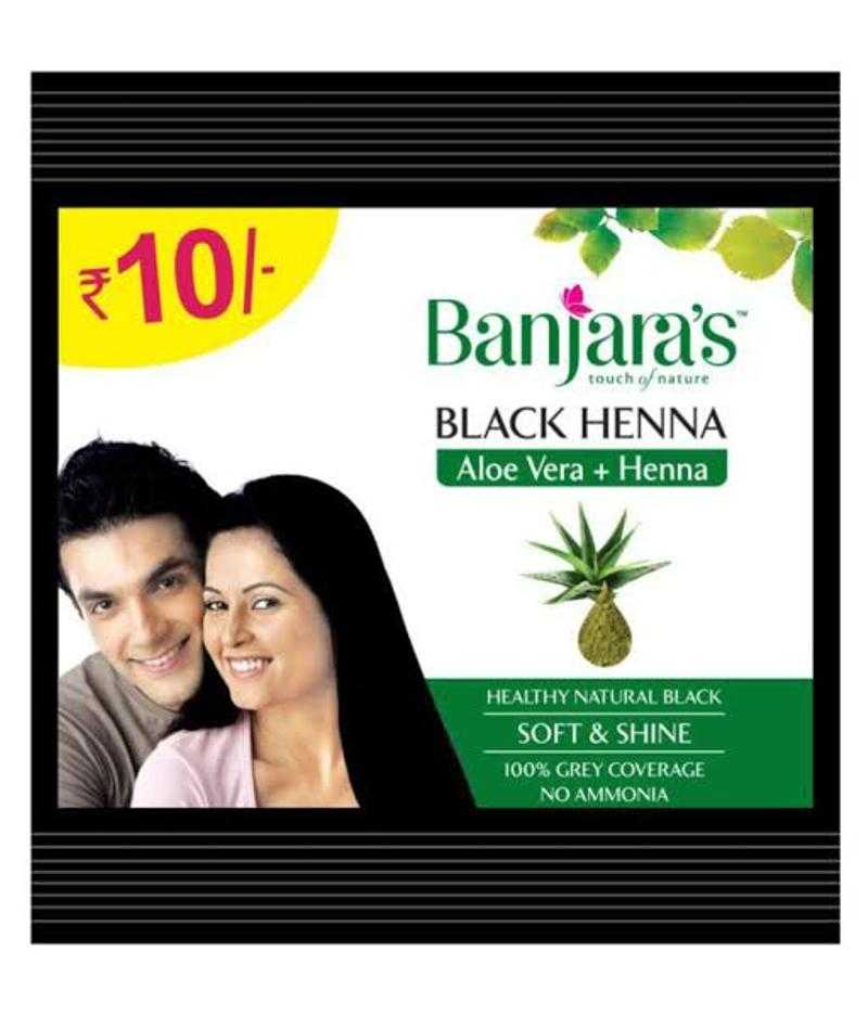Banjara's Black Henna Powder Hair Dye (Black, 9 gm) (Set Of 12) (MRP   Rs) | Udaan - B2B Buying for Retailers