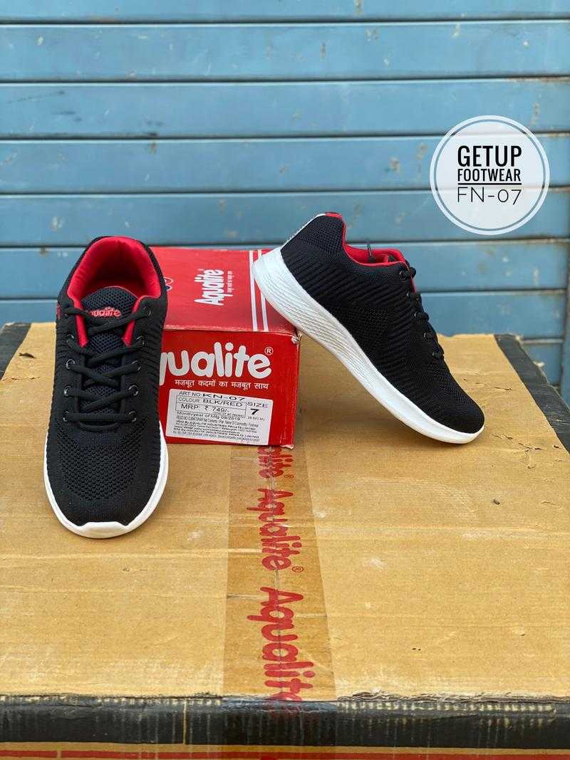 aqualite tennis shoes red