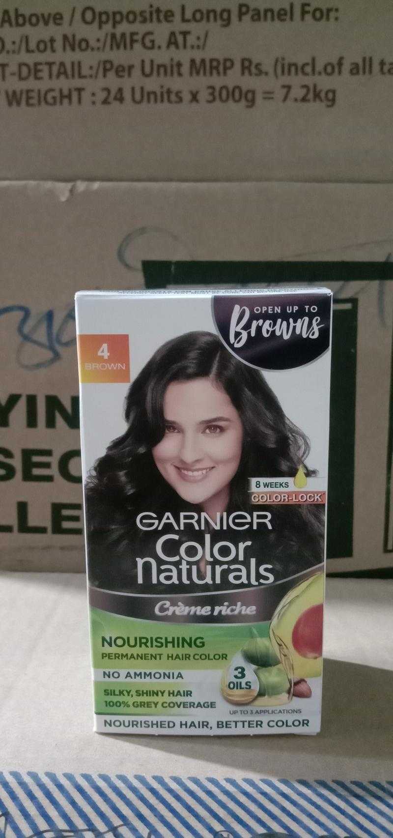 Garnier Color Naturals Cream Hair Dye (Brown,35 ml + 30 gm) (Set Of 3) (MRP   Rs) | Udaan - B2B Buying for Retailers