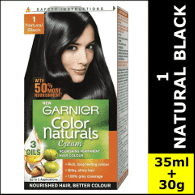 Garnier Natural Black Cream Hair Dye (Natural Black,35 ml + 30 gm) (Set Of  6) (MRP  Rs) | Udaan - B2B Buying for Retailers