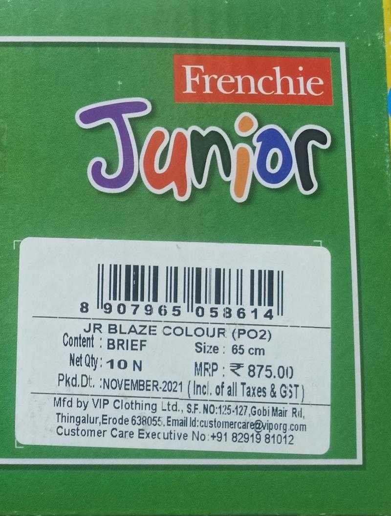 Vip frenchie Cotton Plain Brief for Boys VIP Kids Brief 4-16 Years) - Udaan - B2B Buying for Retailers