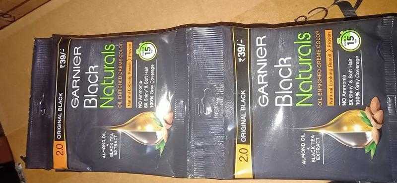 Garnier Black Naturals Oil Enriched Cream Color Cream Hair Dye (Original Black,40 gm) (Set Of 8) (MRP Rs) | Udaan - B2B Buying for Retailers Garnier Black Naturals Oil Enriched Cream Color Cream Hair Dye (Original Black,40 gm) (Set Of 8) (MRP Rs) | Udaan - B2B Buying for Retailers