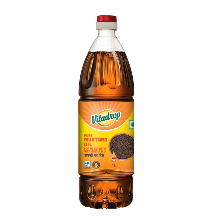 Vitadrop Mustard Oil 1L Bottle