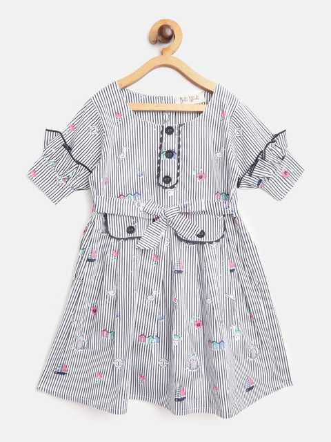 Markeret Synslinie moden Bella moda Cotton Fit & Flare Dress for Girls Set Of 5, OM2948K24M | Udaan  - B2B Buying for Retailers