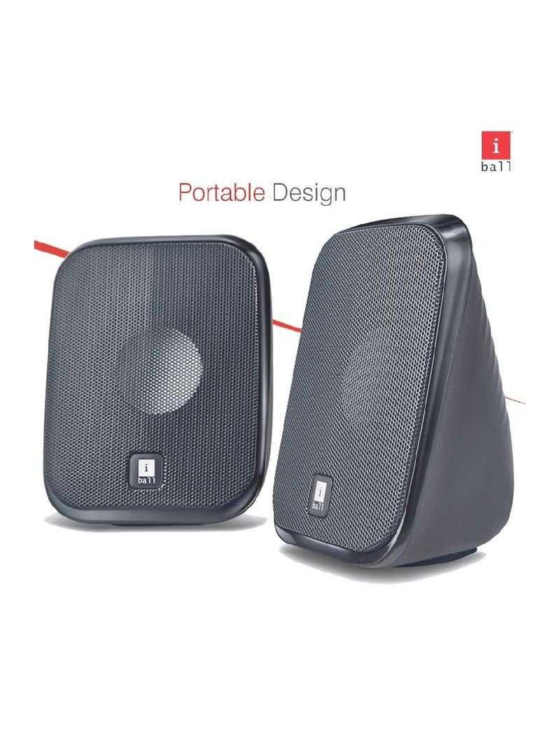 iBall Decor 9 2.0 USB Powered Computer Multimedia Speakers with in