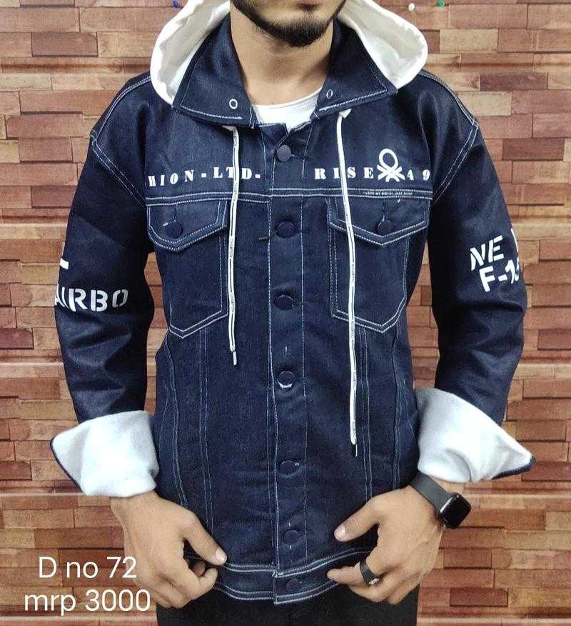 Royal jack fashion lab Lycra Full Sleeves Denim Jackets for Men