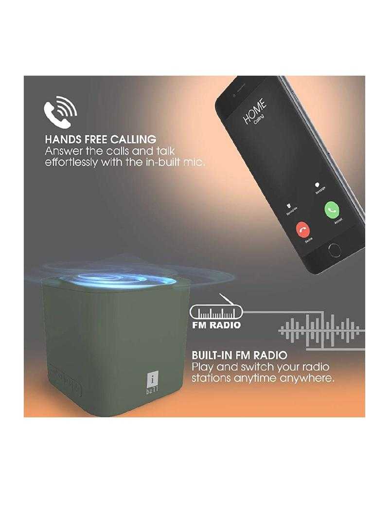 iBall Musi Play A1 Wireless Ultra Portable Bluetooth Speakers with
