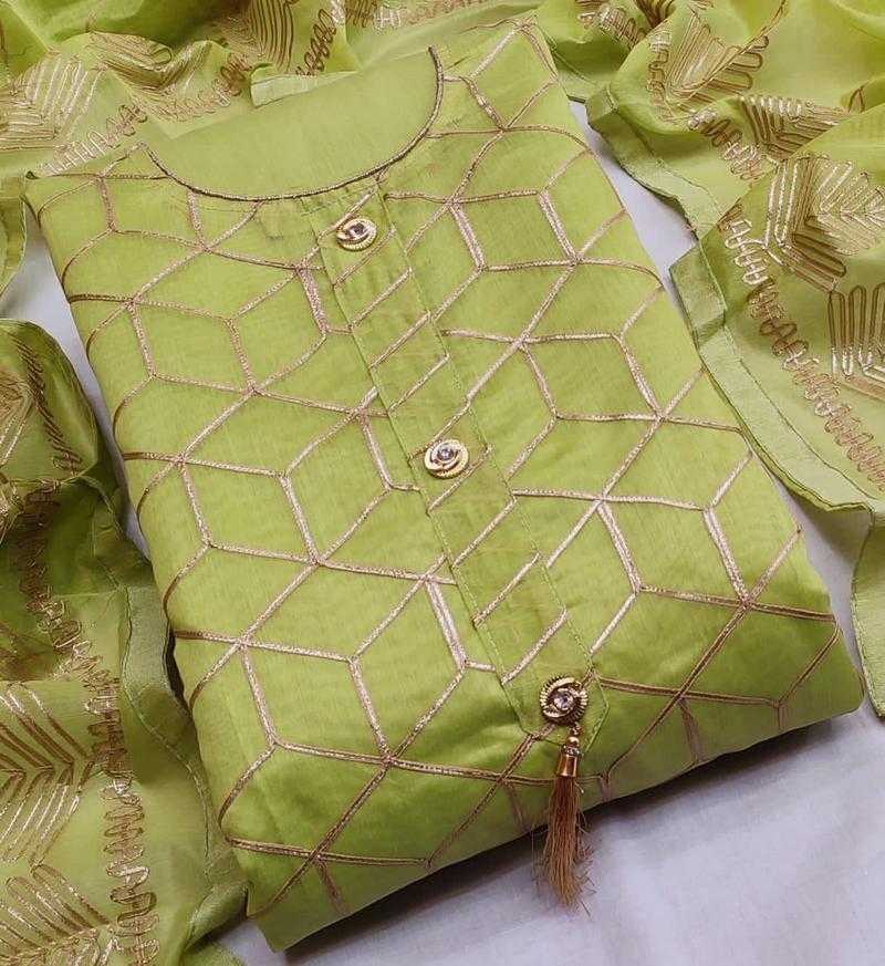 Gota patti dress material hot sale