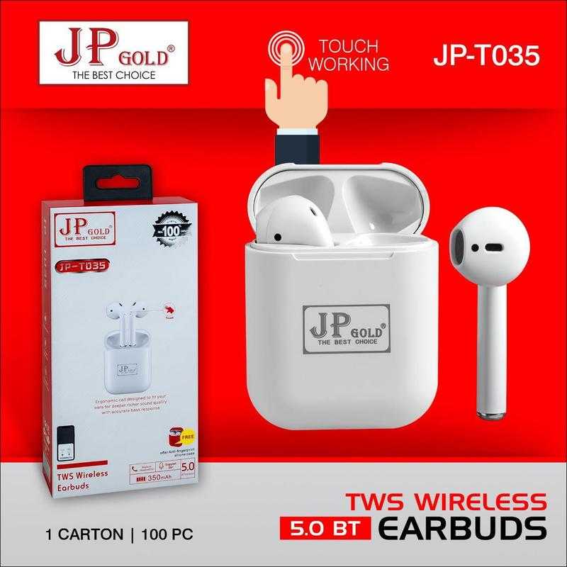 JP Gold JP T035 Wireless Bluetooth On the Ear With mic Yes