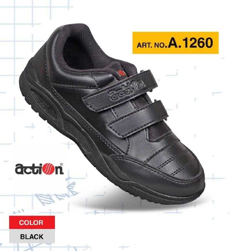 Action 1260 BLACK Casual Wear Boy s School Shoes 0205 1 1 1 1