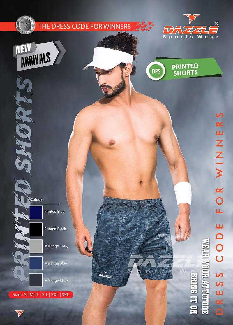 Dazzle Sportwear Pvt Ltd Polyester Sports Shorts for Men Udaan