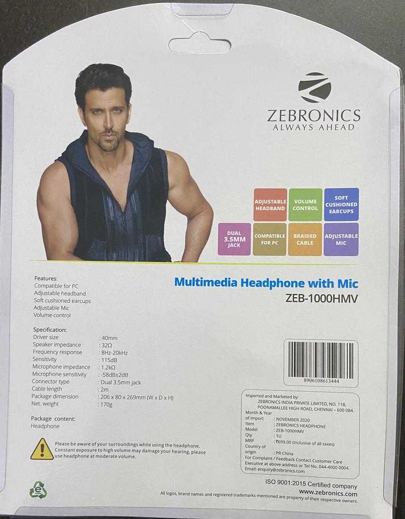 Zebronics 1000hmv discount