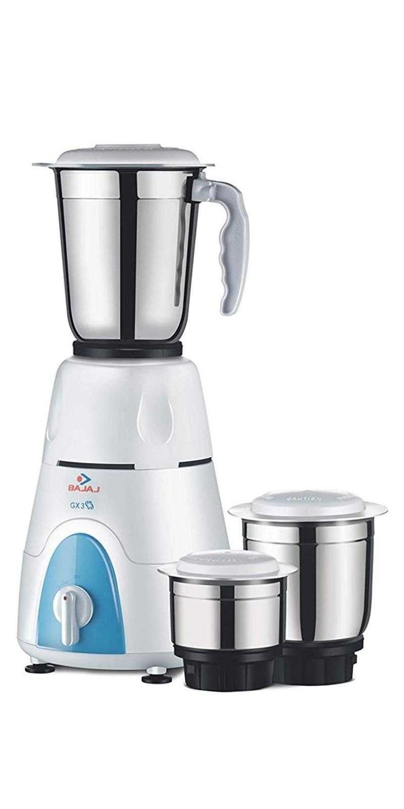 Bajaj gx3 mixer grinder on sale 500 watts price