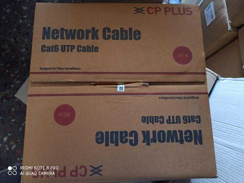 Cp Plus 305 m CAT 6 CCTV Cable Grey Udaan B2B Buying for