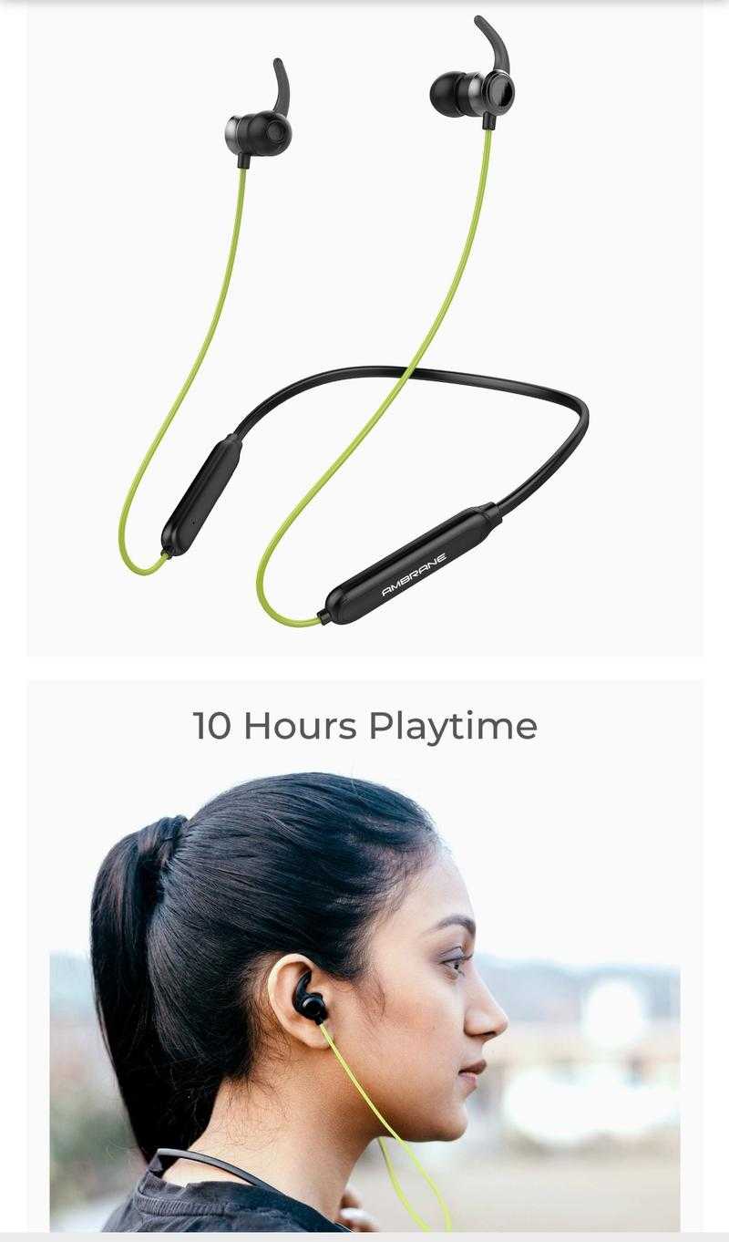 Ambrane ANB 11 Neckband Restored Wireless Headphone Assorted