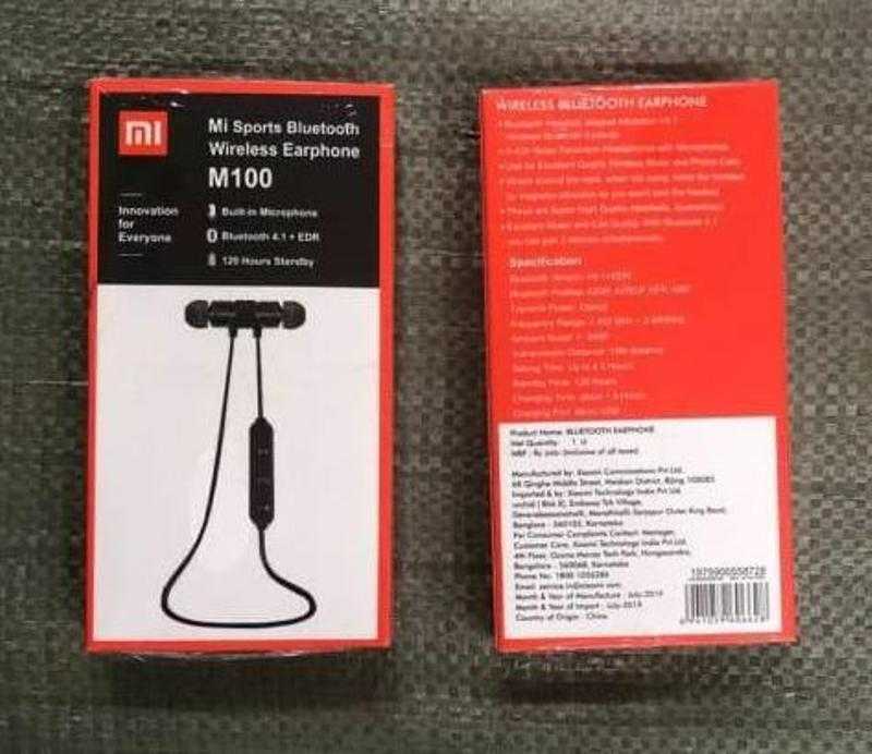 Mi sports bluetooth online wireless earphones m100