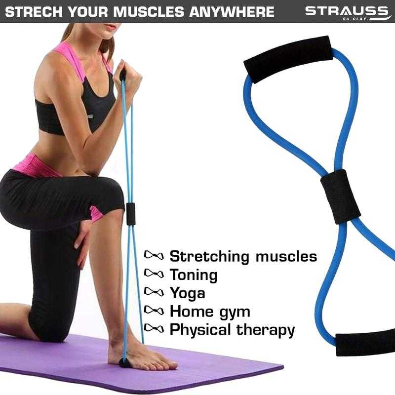 Strauss Yoga Soft Chest Expander Blue Udaan B2B Buying for