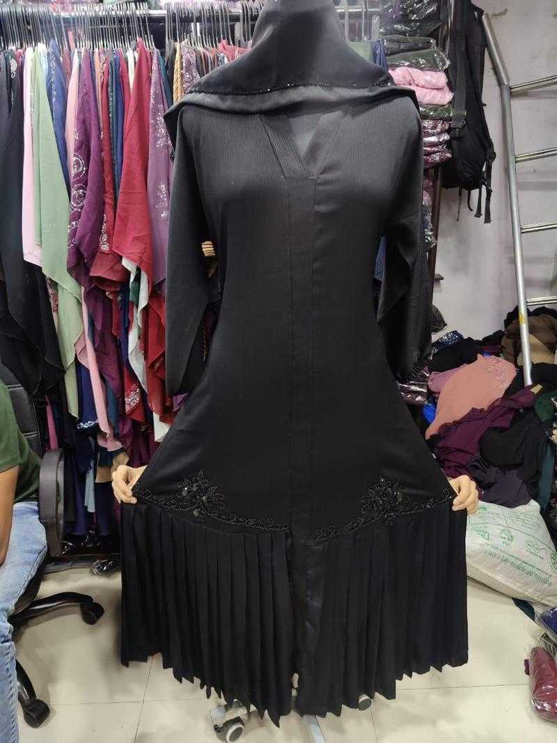 Long Pleated Abaya  Abayas fashion Abaya fashion Moslem fashion
