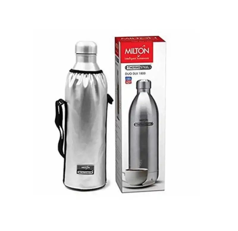 Buy Milton Thermosteel Water Bottle With Jacket - Stainless Steel