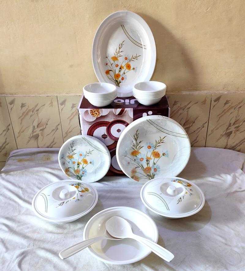 Melamine dinner set shop 32 pcs price