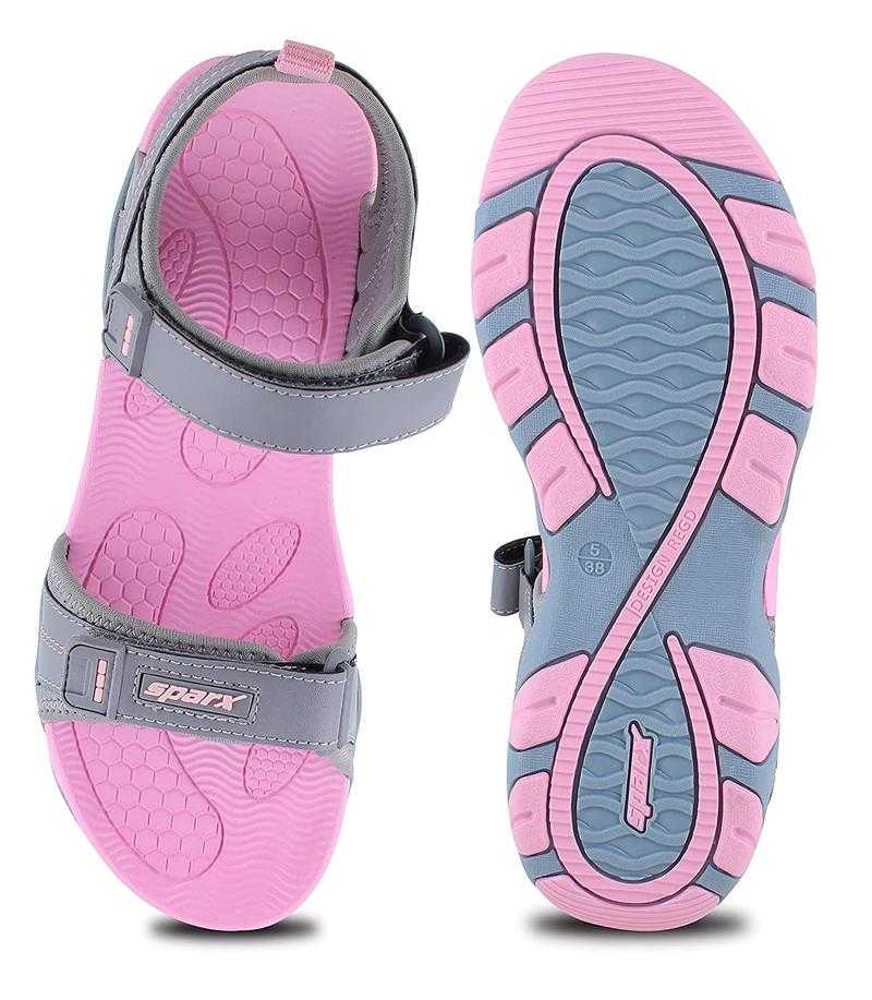 Sparx SS 594 Synthetic Daily Wear Sport Sandal Gray 4 UK 37 EU