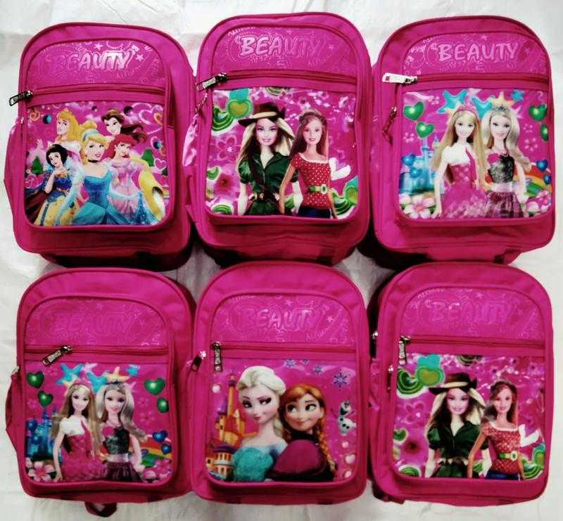 Real Cost Barbie School Bag 35 L Deep Pink Set Of 6 Udaan