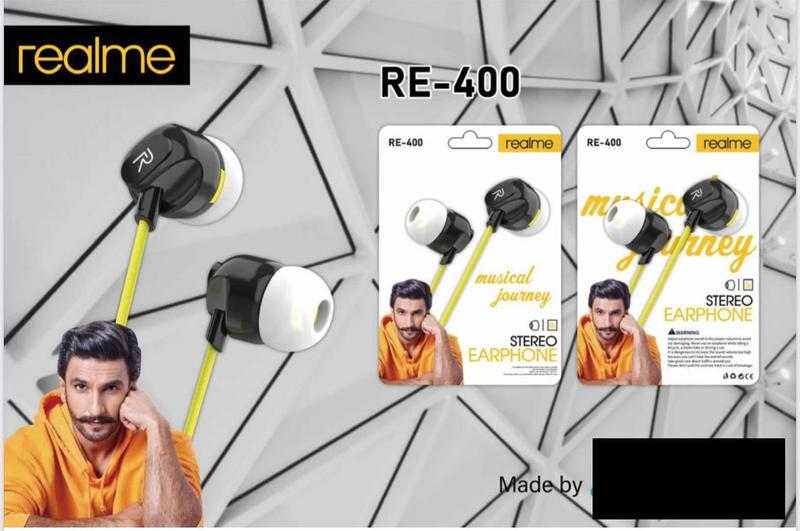 Realme stereo earphones re 400 online