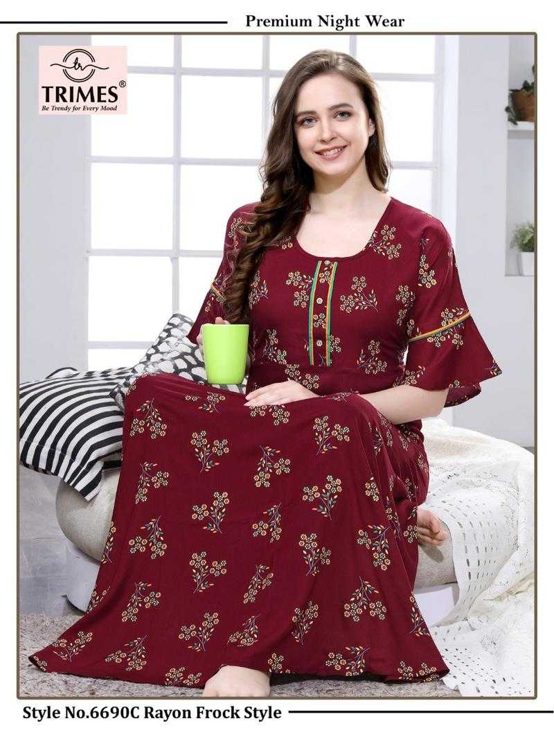 Full Length Rayon Ladies Night Dress, Medium at Rs 395/piece in