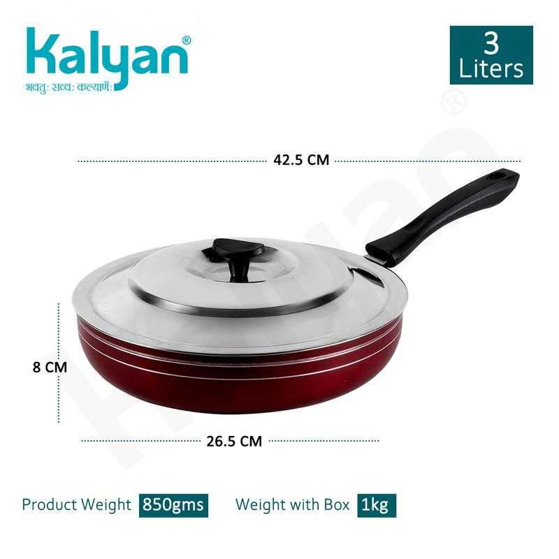 Extra large frying pan with lid on sale