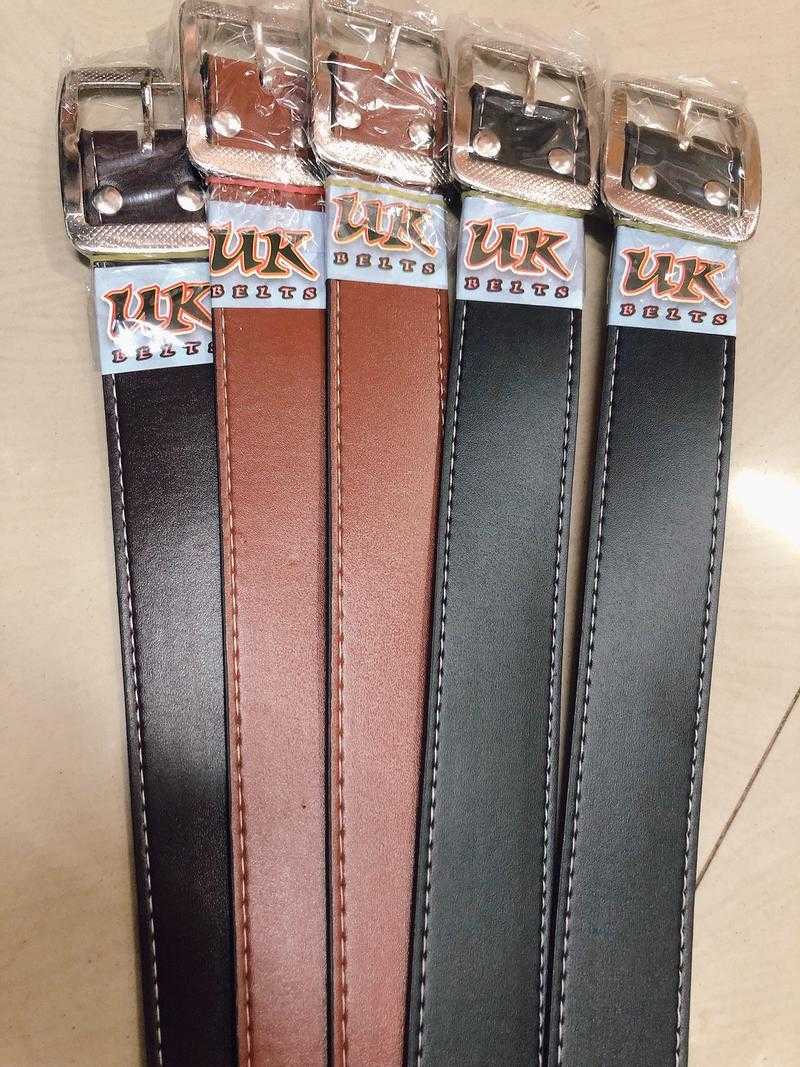 Hb leather PU Formal Belt for Men Set Of 6