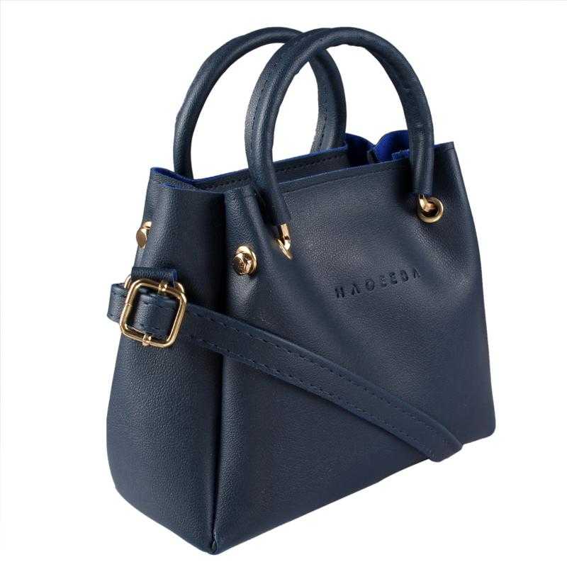 Haqeeba Women Casual Navy Blue leatherette Sling Bag Udaan B2B