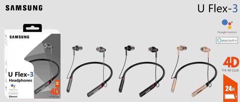 Samsung U Flex 3 Wireless Bluetooth In the Ear With mic Yes