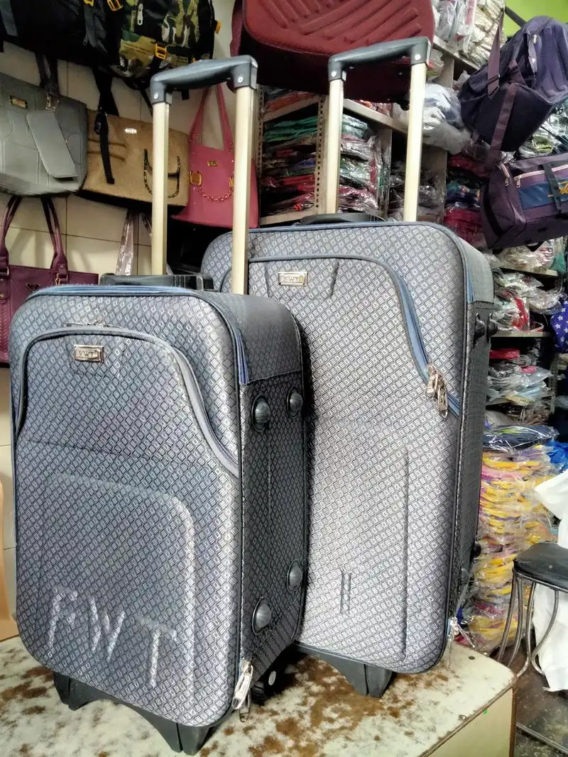Real Cost Soft Body Suitcase and Trolley Bag Set of 1 Grey Set