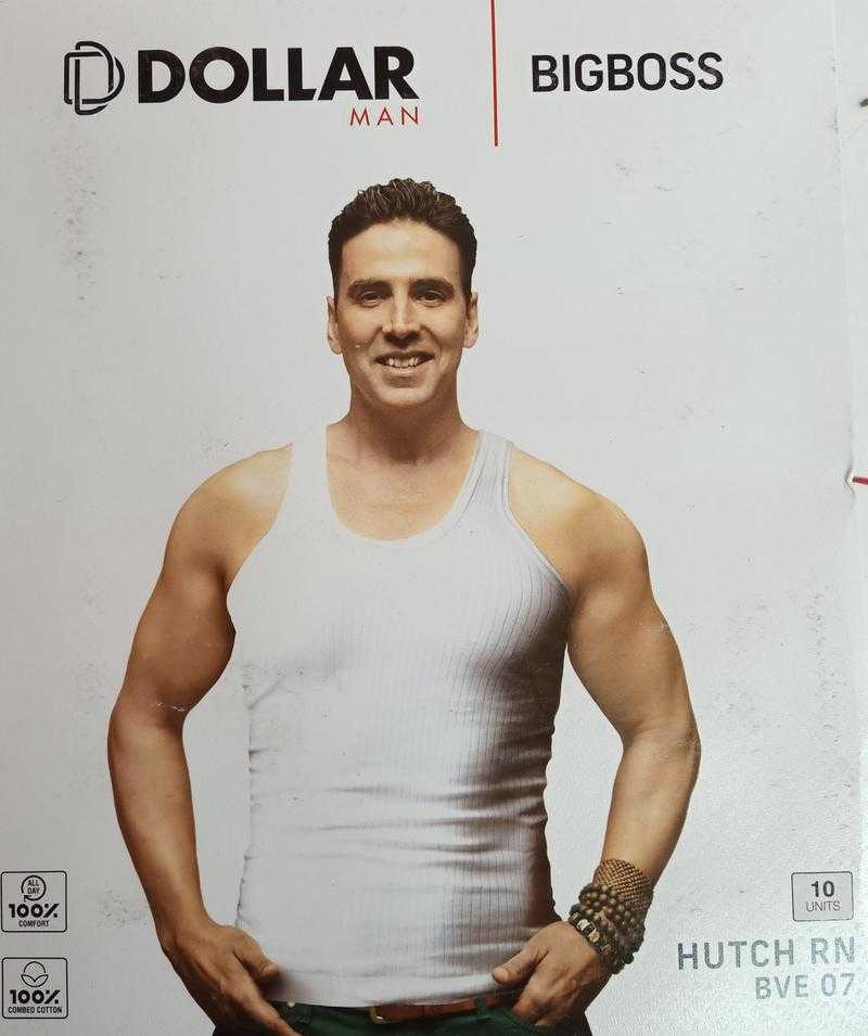 Dollar Bigboss Cotton U Neck Undershirt Vest for Men Udaan B2B