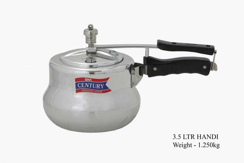 Century Handi 3.5 L Aluminium With Induction Base Pressure Cooker