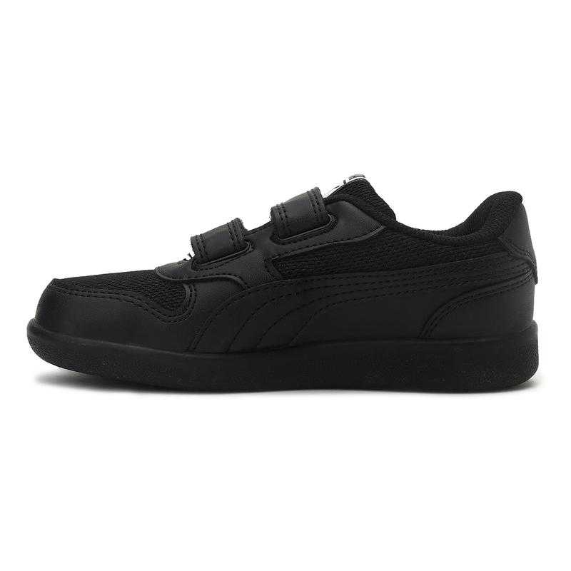 Puma Kent V PS IDP Mesh Formal Wear School Shoes Black 11 UK 29