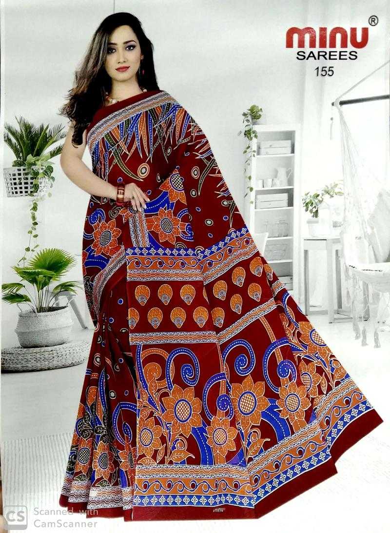Minu cotton saree wholesale price best sale