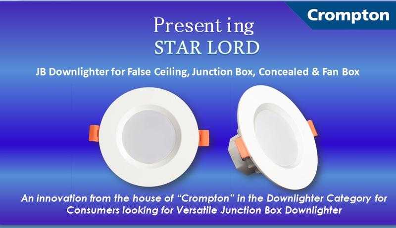 Crompton concealed shop light