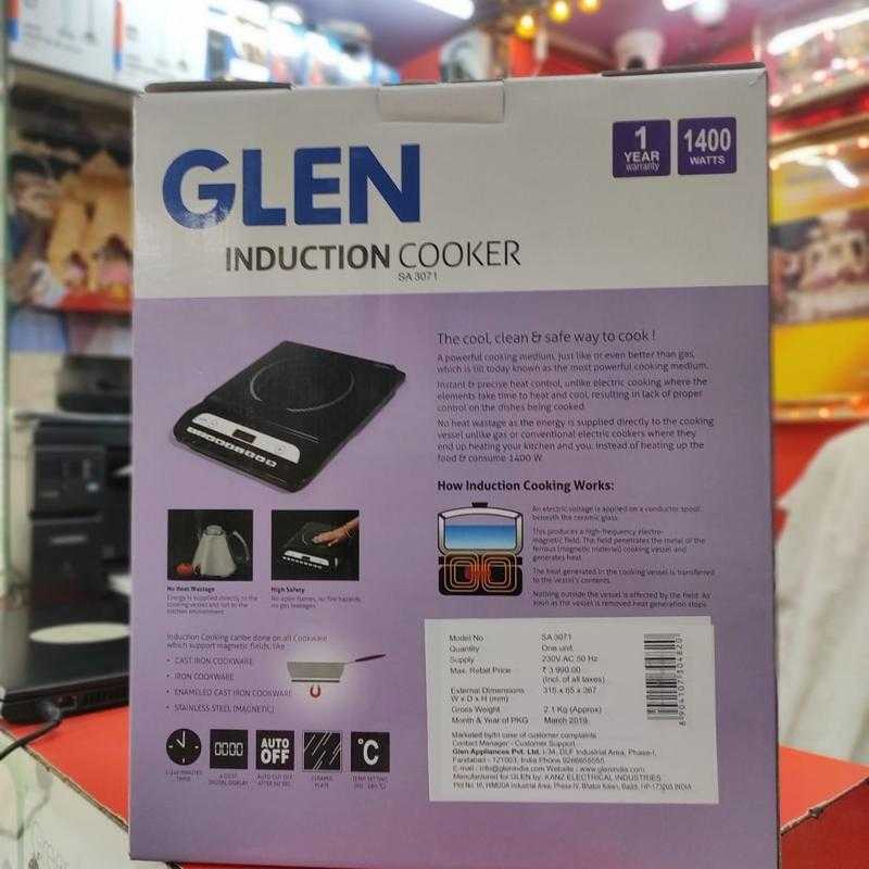 Glen induction cooker sa sales 3071 price