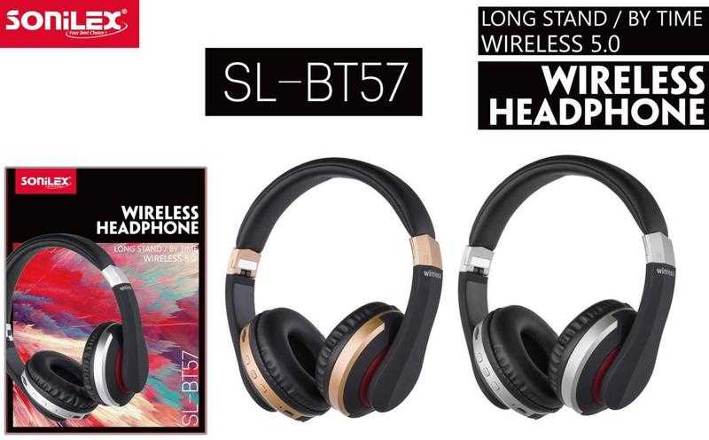 Sonilex SL BT57 Wireless Bluetooth On the Ear With mic Yes