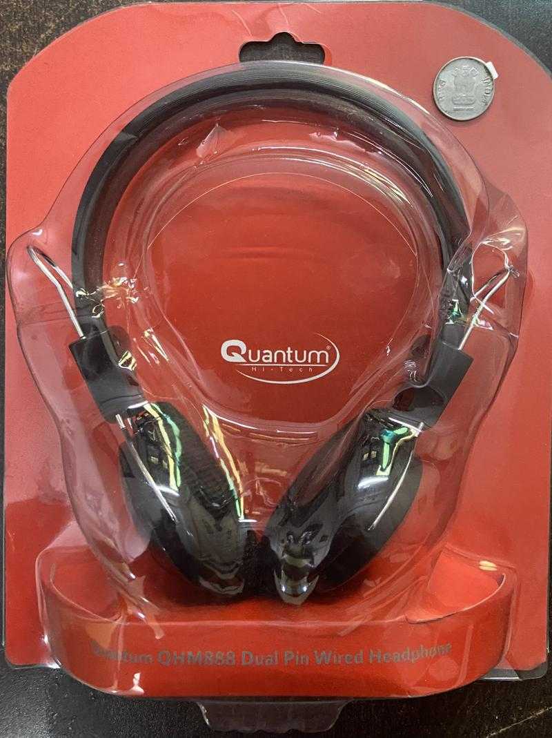Quantum QHM888 D Wired Over the Ear With mic Yes Black