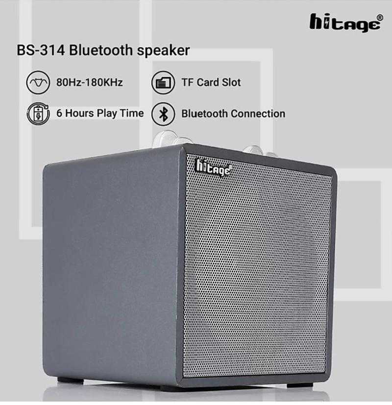 Hitage BS 314 Wireless Bluetooth Red Blue 10 W Udaan