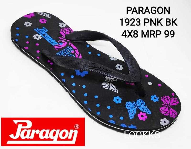 Paragon WALKAHOLIC 1923 PBK 4X8 Rubber Casual Wear Girl Slippers