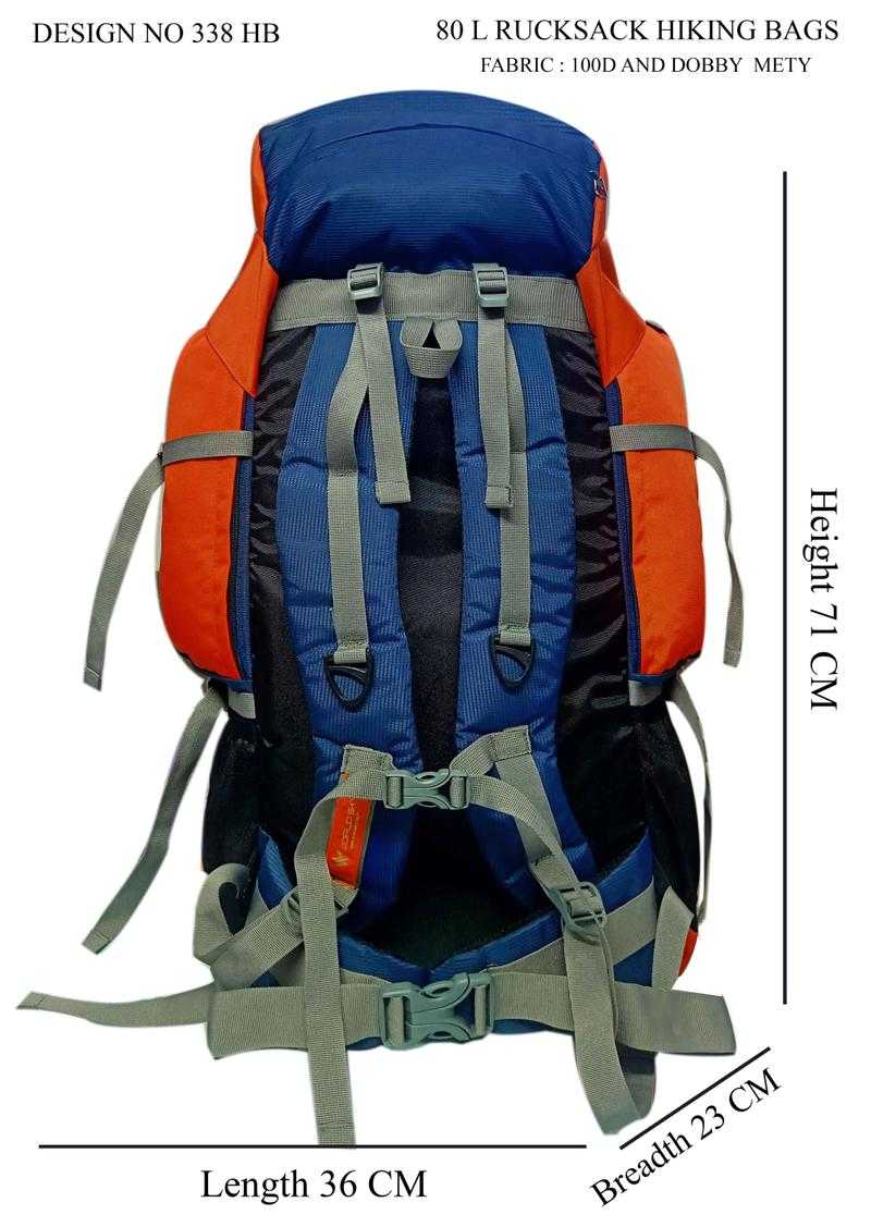 World Sky Water Proof Rucksack and Hiking Bag 80 L Multi