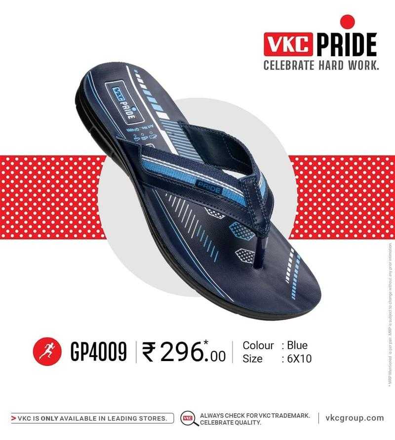VKC PRIDE 4009 BLUE 6x10 Synthetic Casual Wear Blue 10 Uk 44