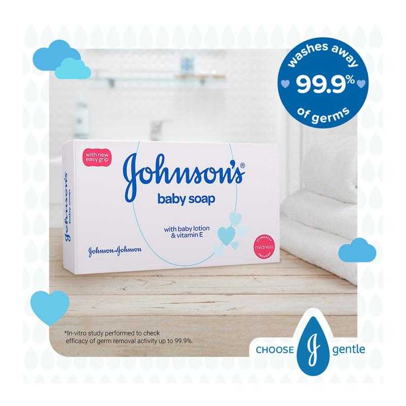 Johnson s Baby Soap Soap for 25 gm Pack of 1 WRAP Set of 12