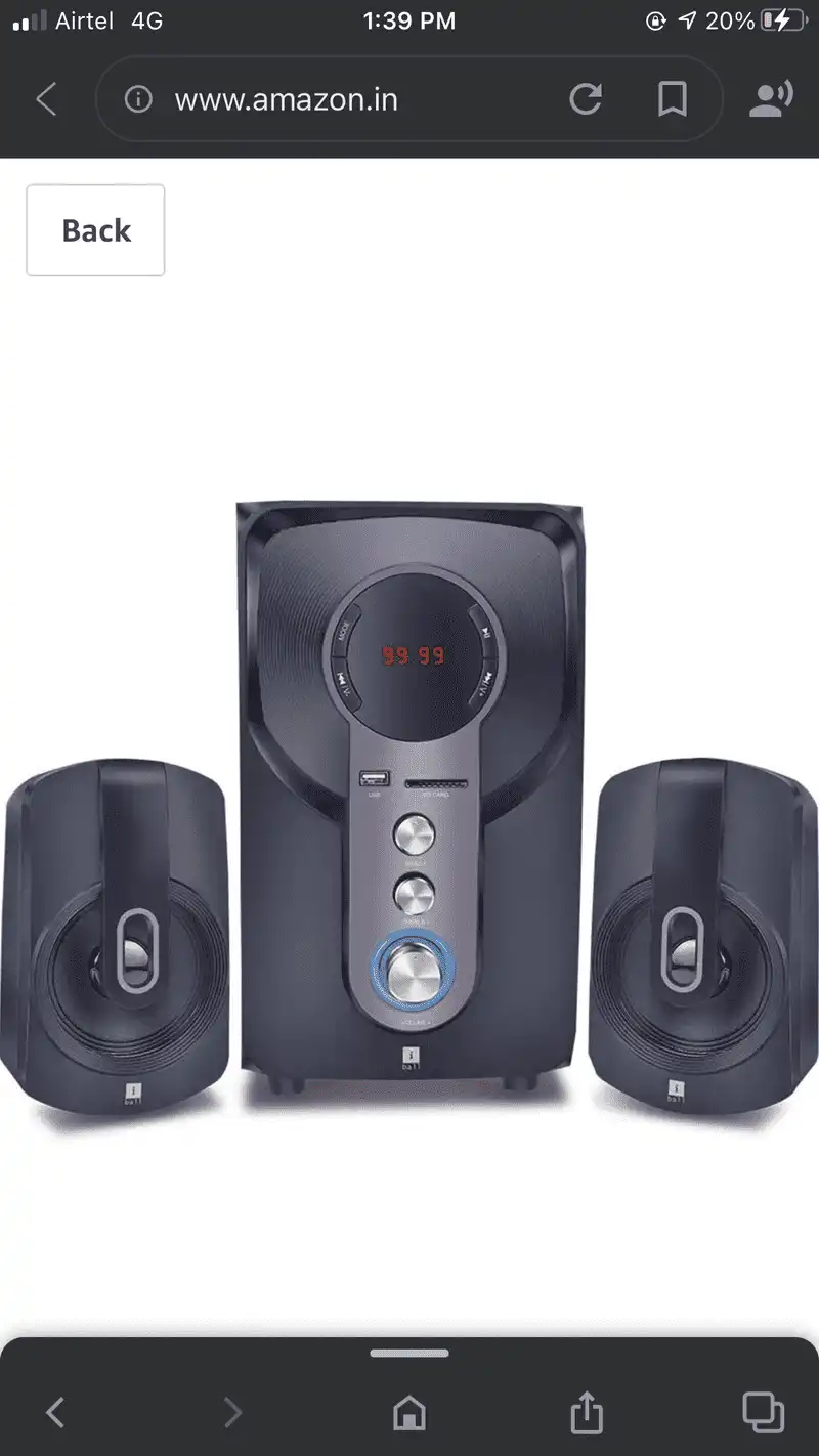 Hi bass sale iball