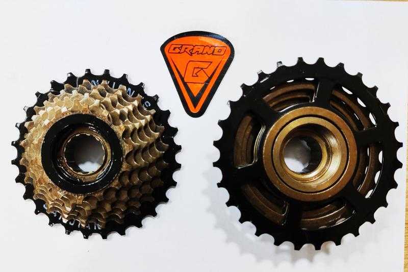 GRAND MECHANICAL WORKS 7 SPEED FREEWHEEL Cycle Freewheel Gold