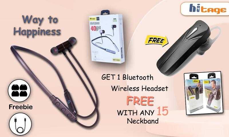 Hitage bluetooth earphones nbt 1949 2025